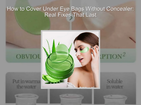 How to Cover Under Eye Bags Without Concealer: Real Fixes That Last