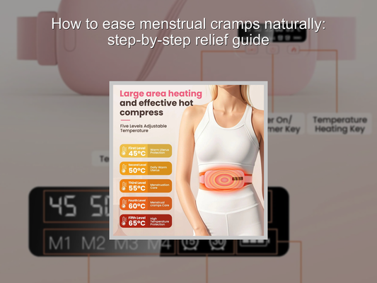 How to ease menstrual cramps naturally: step-by-step relief guide