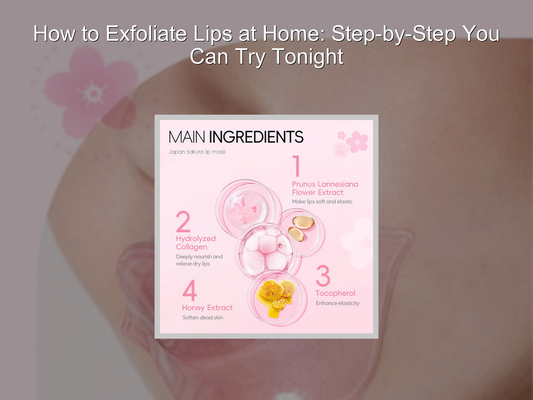 How to Exfoliate Lips at Home: Step-by-Step You Can Try Tonight