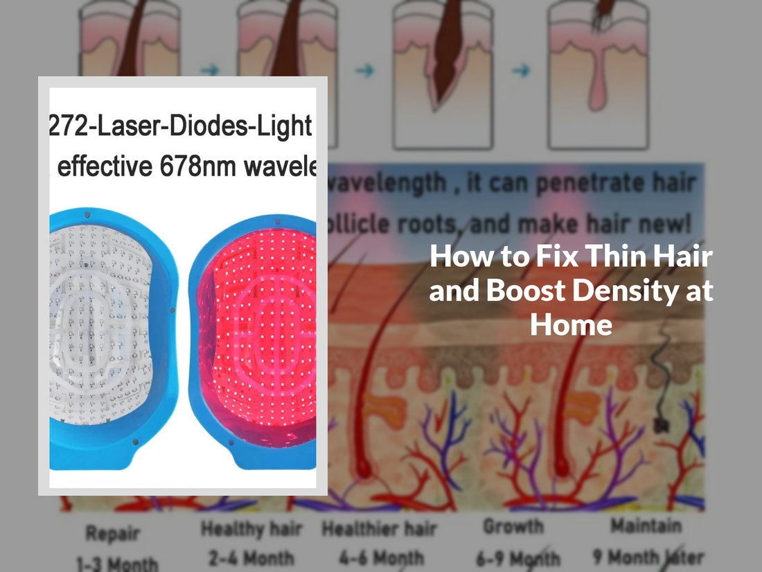 How to Fix Thin Hair and Boost Density at Home