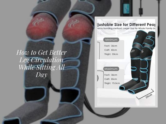 How to Get Better Leg Circulation While Sitting All Day