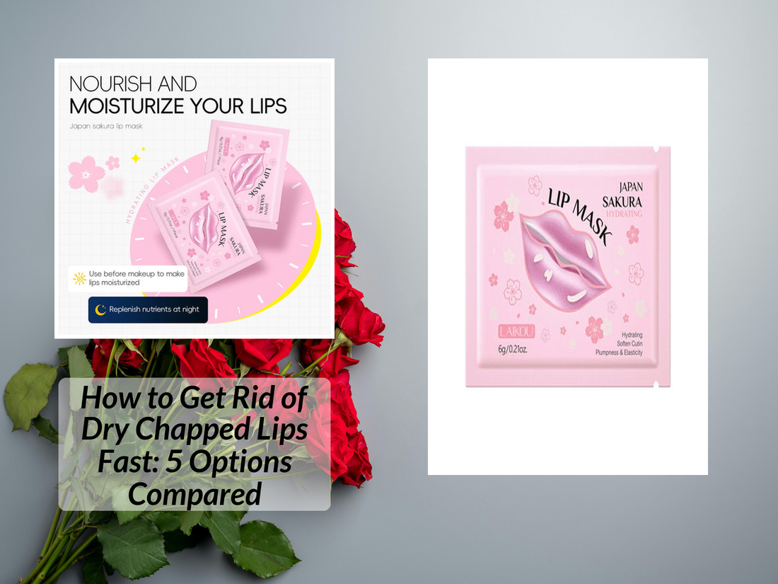 How to Get Rid of Dry Chapped Lips Fast: 5 Options Compared