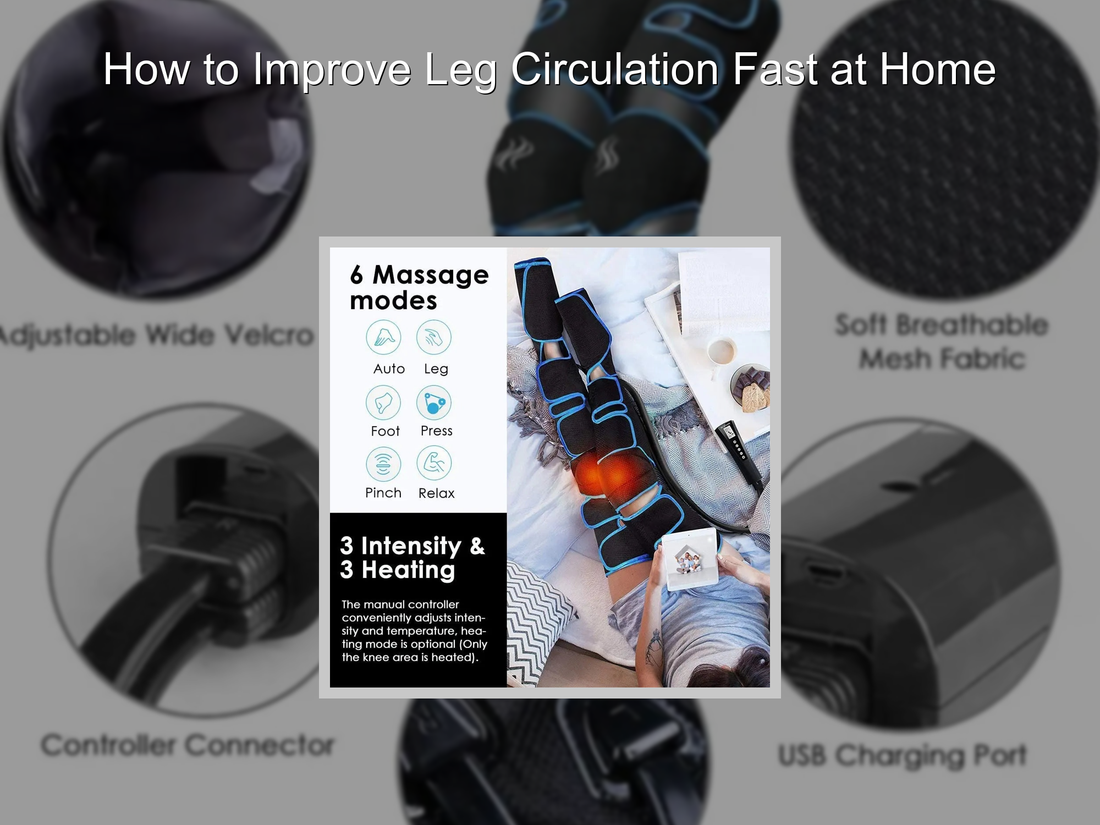 How to Improve Leg Circulation Fast at Home