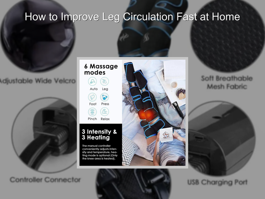 How to Improve Leg Circulation Fast at Home