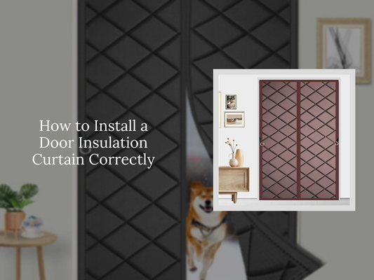 How to Install a Door Insulation Curtain Correctly