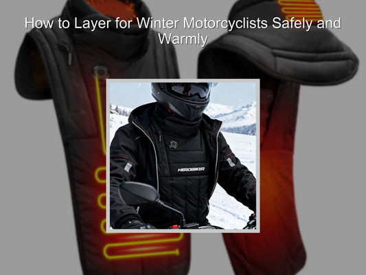 How to Layer for Winter Motorcyclists Safely and Warmly