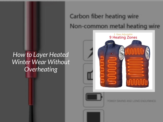 How to Layer Heated Winter Wear Without Overheating