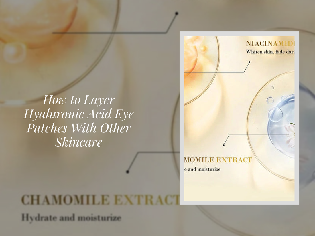 How to Layer Hyaluronic Acid Eye Patches With Other Skincare