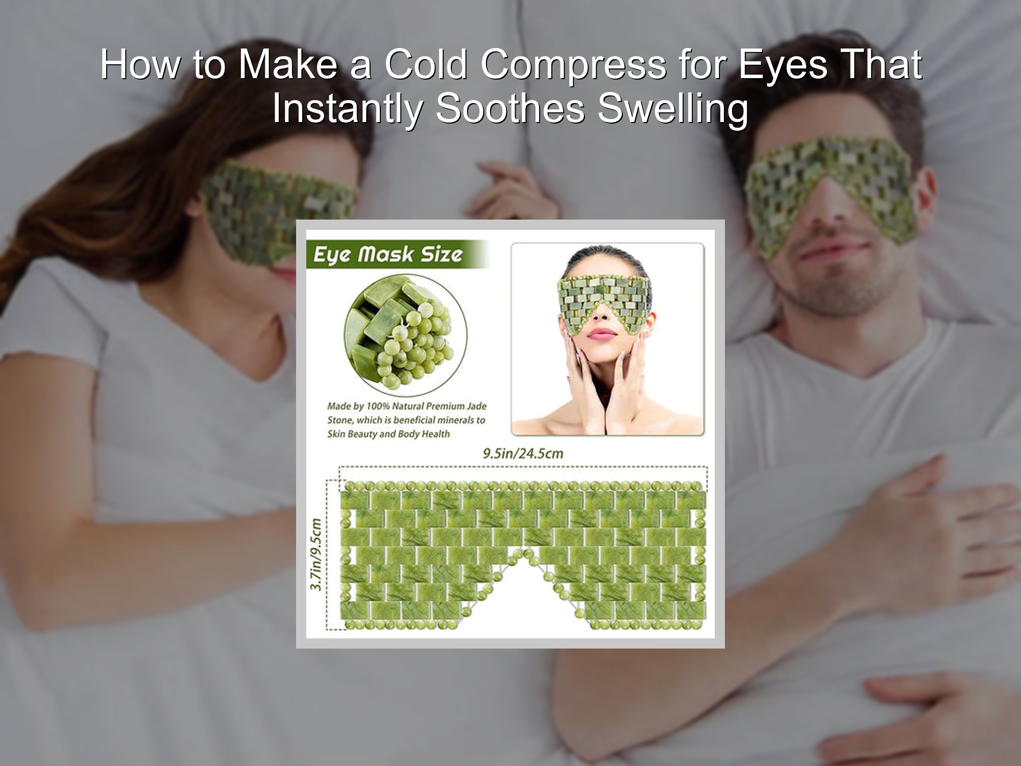 How to Make a Cold Compress for Eyes That Instantly Soothes Swelling ...