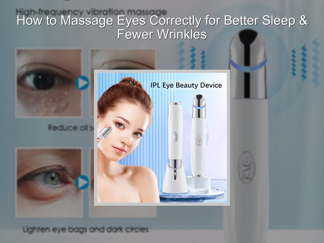 How to Massage Eyes Correctly for Better Sleep & Fewer Wrinkles