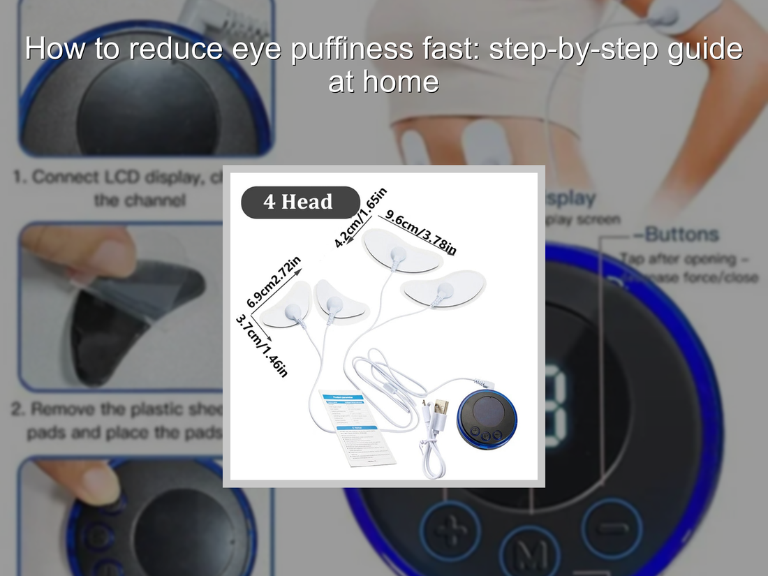 How to reduce eye puffiness fast: step-by-step guide at home