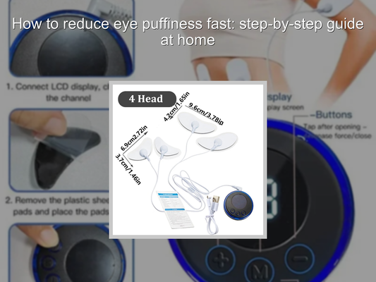 How to reduce eye puffiness fast: step-by-step guide at home