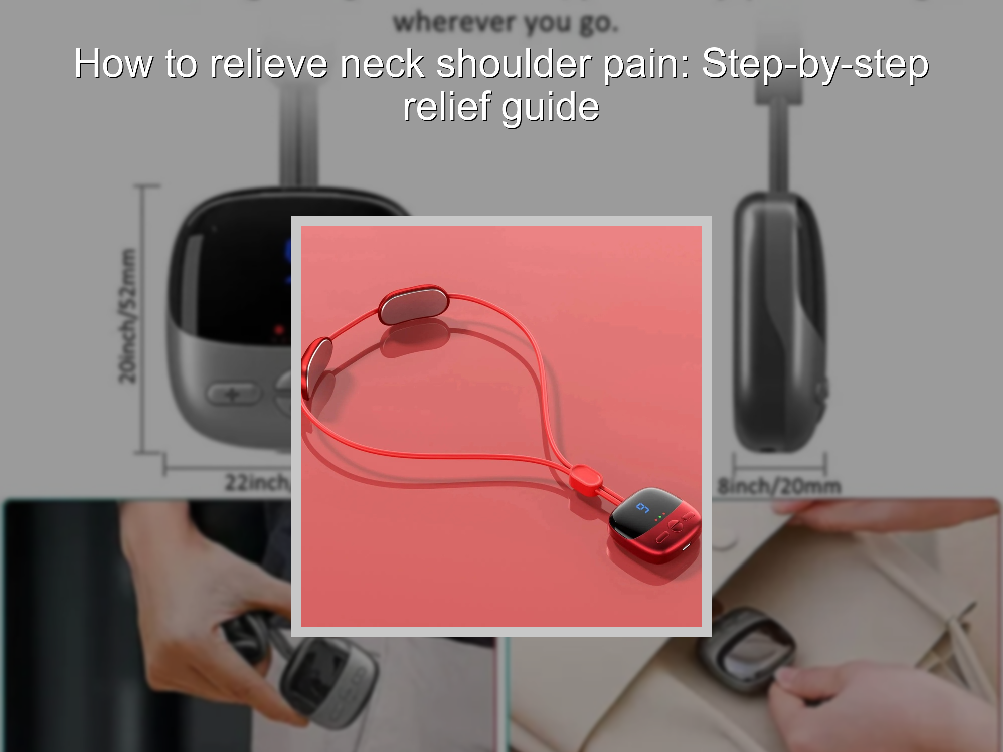 How to relieve neck shoulder pain fast at home in 10 min – KentDO ...