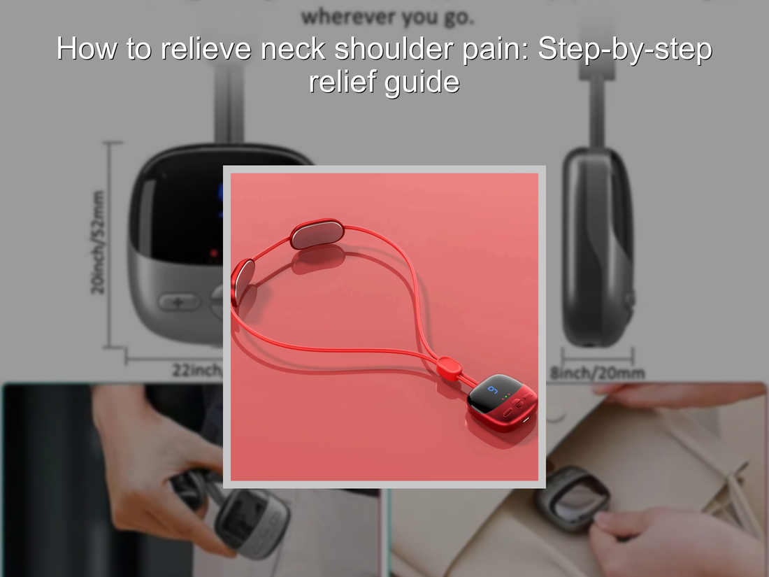How to relieve neck shoulder pain: Step-by-step relief guide