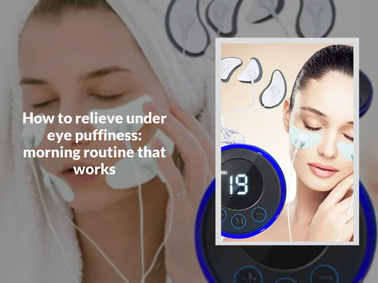 How to relieve under eye puffiness: morning routine that works