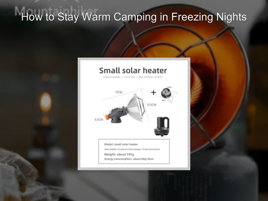 How to Stay Warm Camping in Freezing Nights