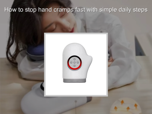 How to stop hand cramps fast with simple daily steps