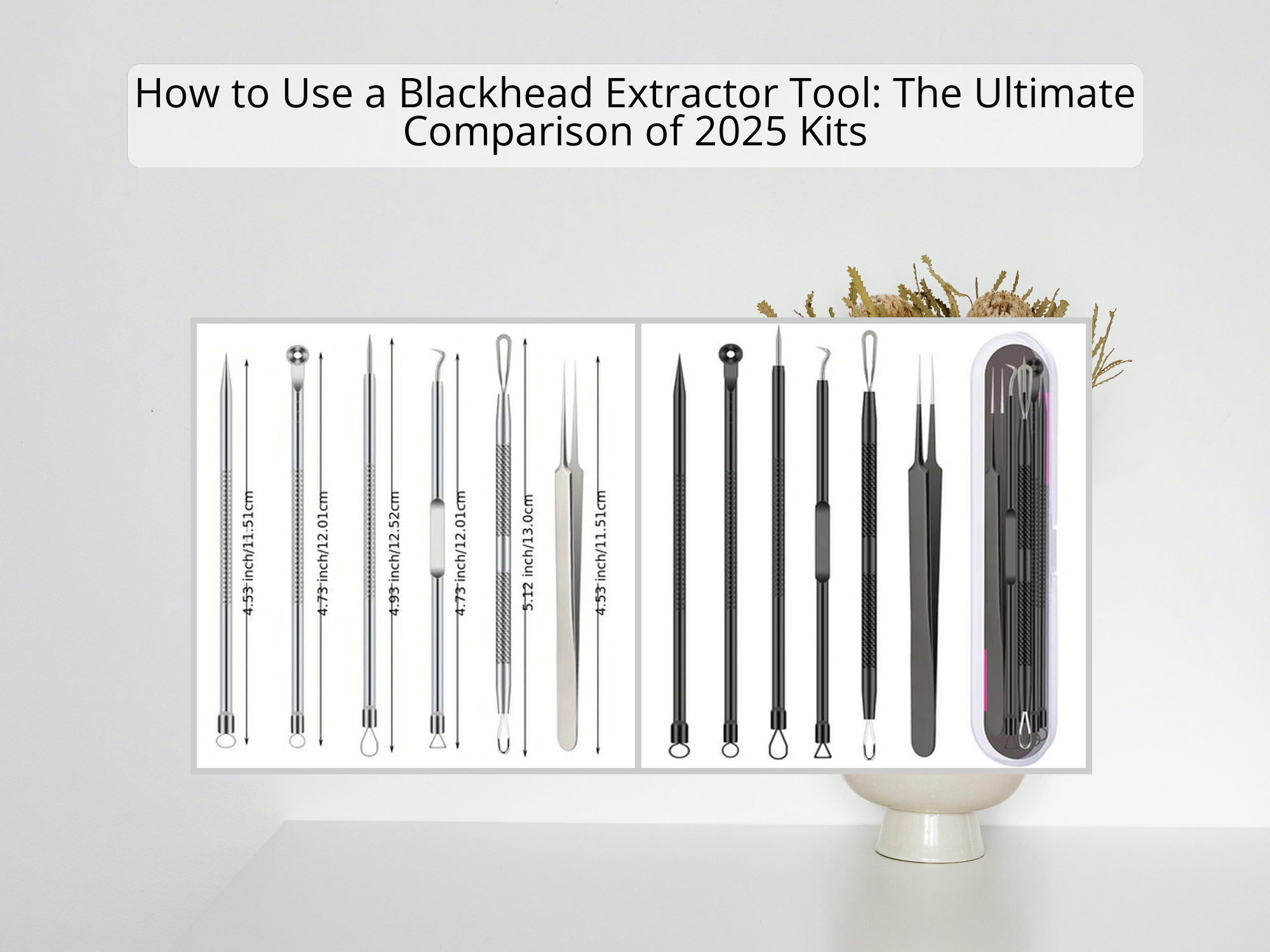 How to Use a Blackhead Extractor Tool: The Ultimate Comparison of 2025 ...