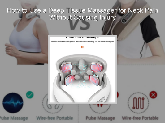 How to Use a Deep Tissue Massager for Neck Pain Without Causing Injury