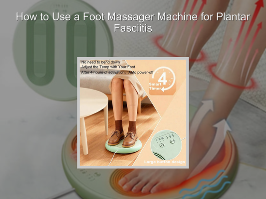 How to Use a Foot Massager Machine for Plantar Fasciitis