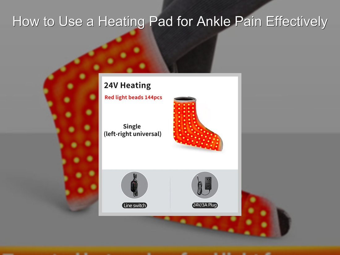 How to Use a Heating Pad for Ankle Pain Effectively