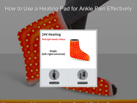 How to Use a Heating Pad for Ankle Pain Effectively