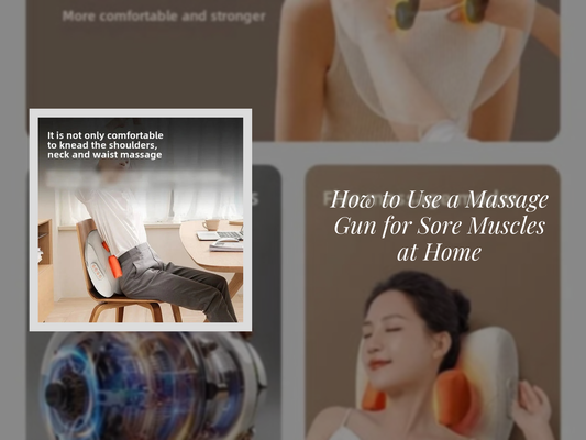 How to Use a Massage Gun for Sore Muscles at Home
