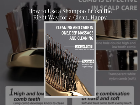 How to Use a Shampoo Brush the Right Way for a Clean, Happy Scalp