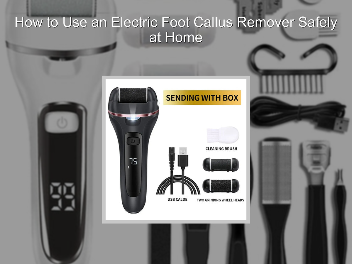 How to Use Electric Foot Callus Remover Without Damaging Skin – KentDO ...