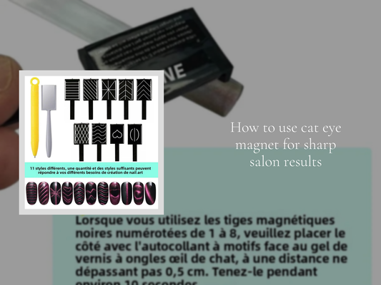 How to use cat eye magnet for sharp salon results