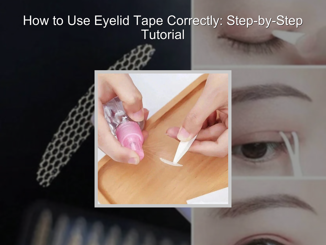 How to Use Eyelid Tape Correctly: Step-by-Step Tutorial