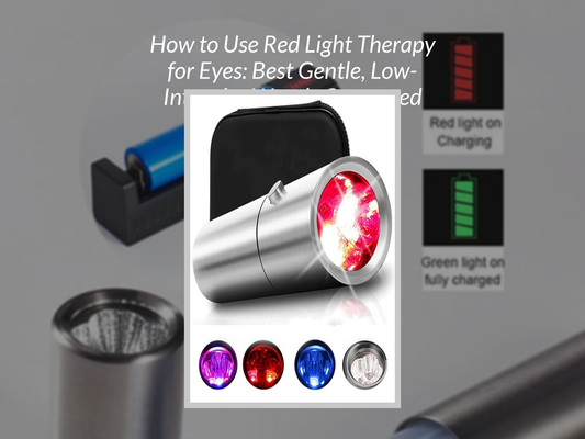 How to Use Red Light Therapy for Eyes: Best Gentle, Low-Intensity Wands Compared