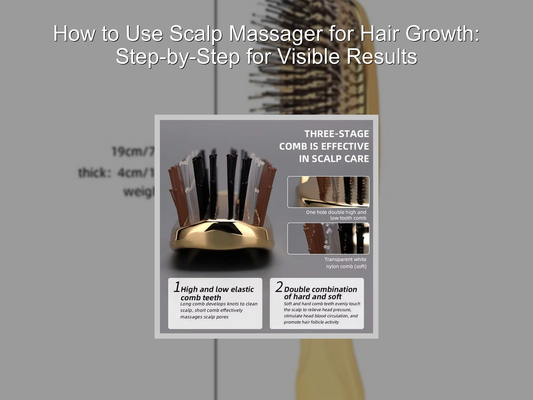 How to Use Scalp Massager for Hair Growth: Step-by-Step for Visible Results