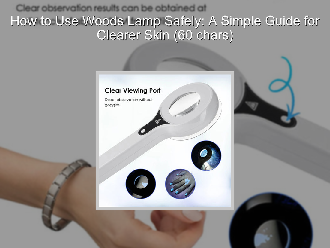 How to Use Woods Lamp Safely: A Simple Guide for Clearer Skin (60 chars)