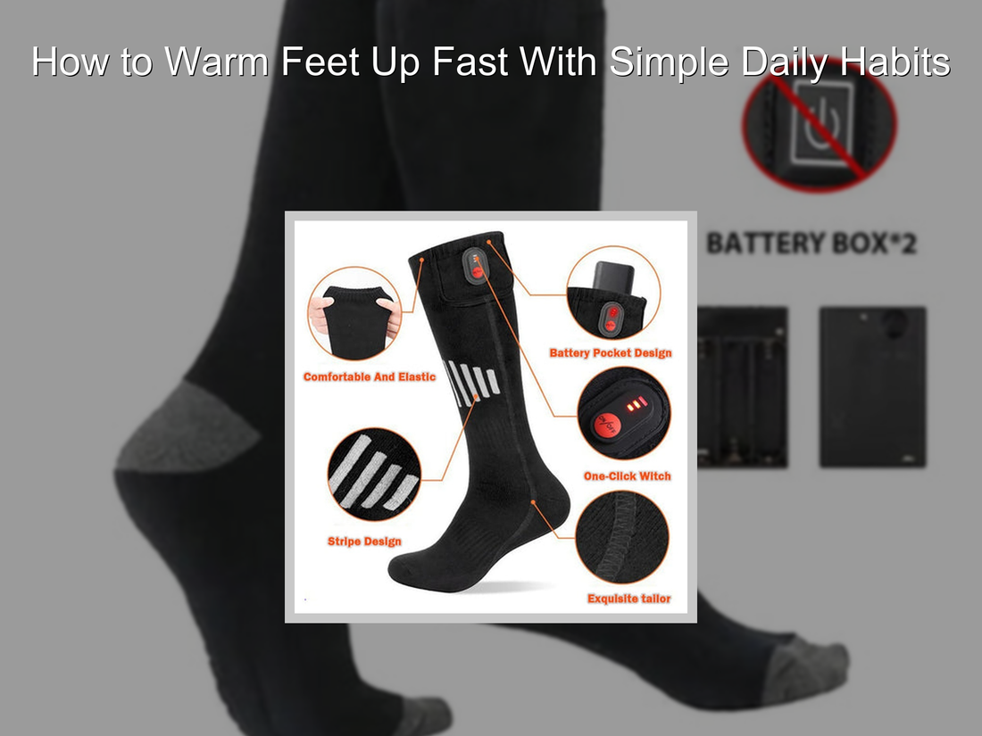 How to Warm Feet Up Fast With Simple Daily Habits