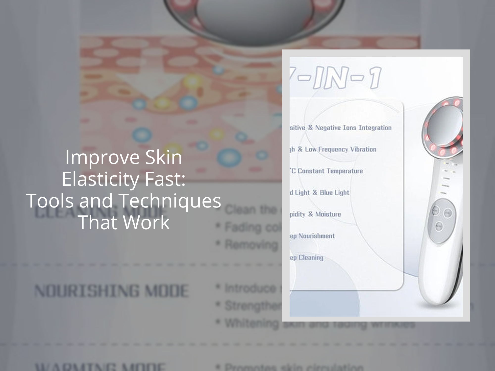 Facial Elasticity Improvement Techniques That Work – KentDO™ Healthy ...
