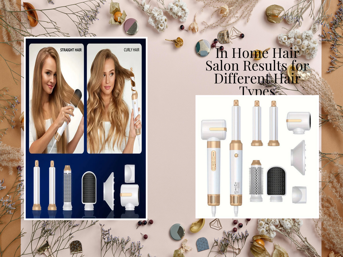 In Home Hair Salon Results for Different Hair Types