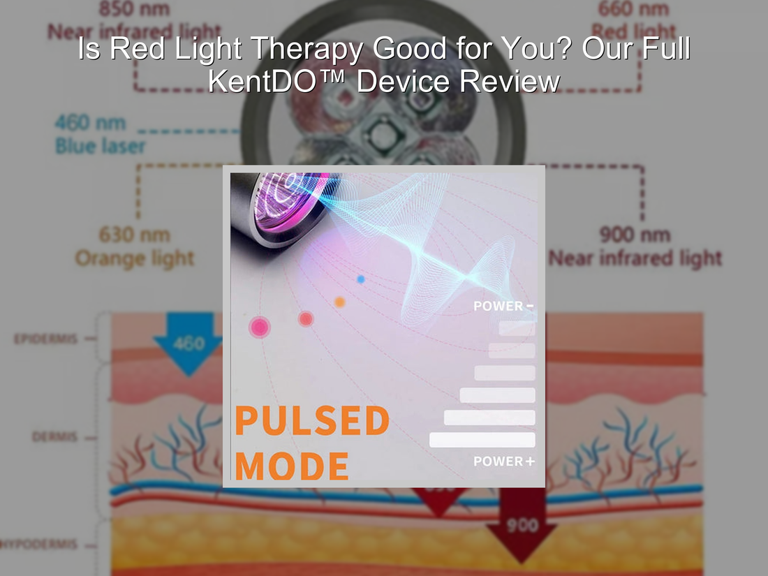 Is Red Light Therapy Good for You? Our Full KentDO™ Device Review
