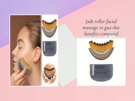 Jade roller facial massage vs gua sha: benefits compared