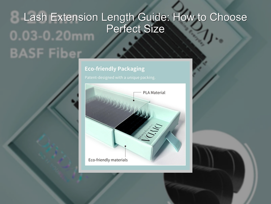 Lash Extension Length Guide: How to Choose Perfect Size