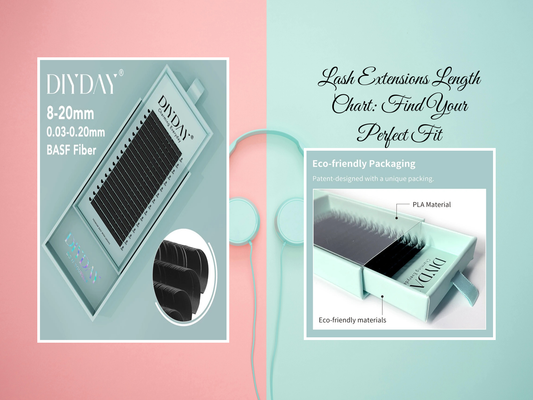Lash Extensions Length Chart: Find Your Perfect Fit