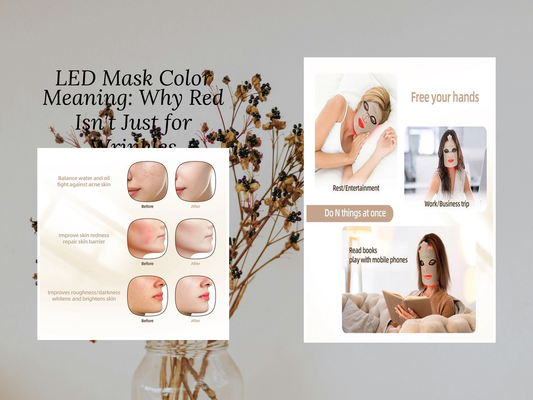 LED Mask Color Meaning: Why Red Isn’t Just for Wrinkles