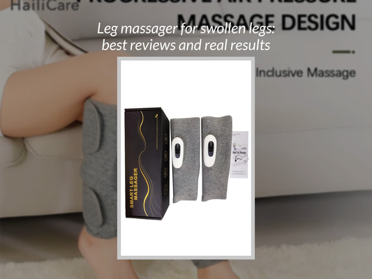 Leg massager for swollen legs: best reviews and real results