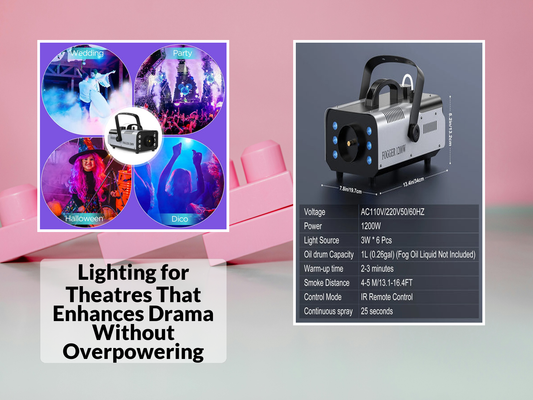 Lighting for Theatres That Enhances Drama Without Overpowering