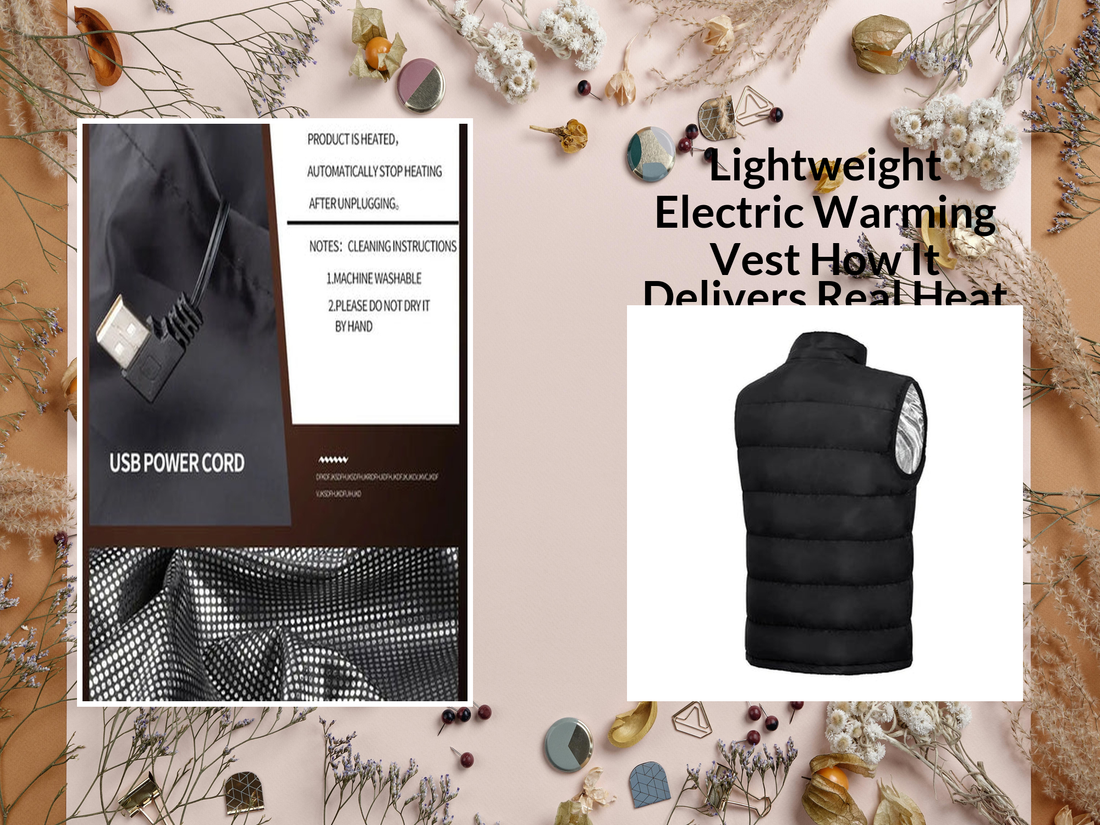 Lightweight Electric Warming Vest How It Delivers Real Heat