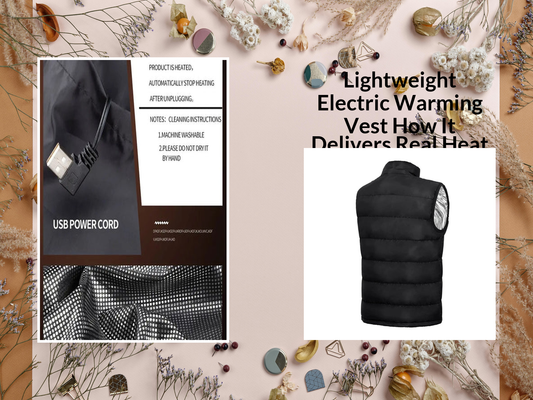 Lightweight Electric Warming Vest How It Delivers Real Heat