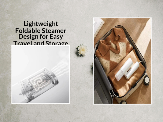Lightweight Foldable Steamer Design for Easy Travel and Storage