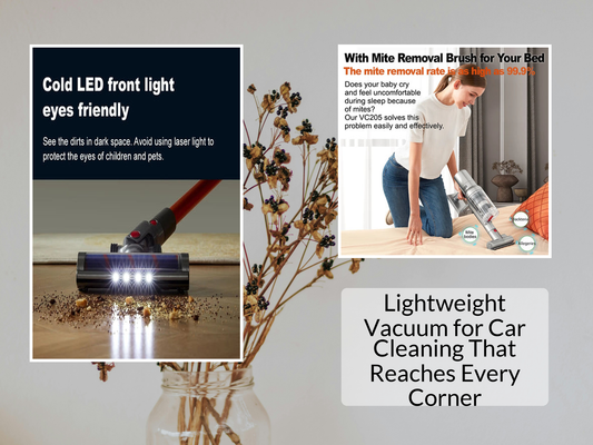 Lightweight Vacuum for Car Cleaning That Reaches Every Corner