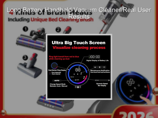 Long Battery Handheld Vacuum Cleaner Real User Results