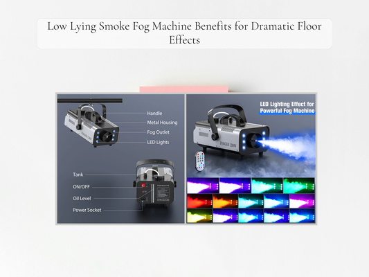 Low Lying Smoke Fog Machine Benefits for Dramatic Floor Effects